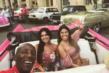 Carolina Fernandes em Cuba