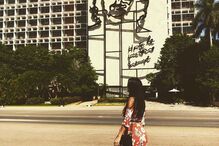 Carolina Fernandes em Cuba