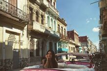 Carolina Fernandes em Cuba