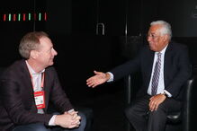 António Costa com Brad Smith 