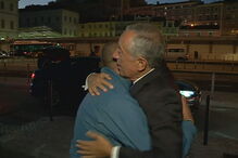 Manuel, o sem-abrigo que salvou o bebé no caixote do lixo e o Presidente da República, Marcelo Rebelo de Sousa