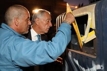 Manuel, o sem-abrigo que salvou o bebé no caixote do lixo e o Presidente da República, Marcelo Rebelo de Sousa	