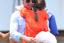 Tom Cruise com a filha Suri