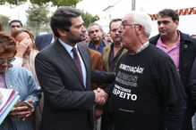 Manifestação de apoio aos bombeiros agredidos em Borba junta mais de 300 pessoas