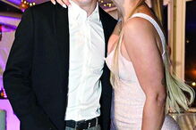 Cindy Álvarez García festejou os seus 30 anos com o marido, Uribe