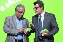 António Costa com António Mexia, presidente da EDP 