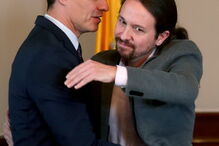 Pedro Sánchez e Pablo Iglesias