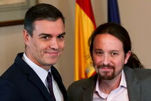 Pedro Sánchez e Pablo Iglesias