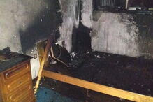 Fogo deflagrou no quarto da casa