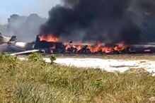 Queda de jato privado faz um morto e nove feridos no Brasil