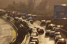 Acidente brutal a A42 em Paços de Ferreira