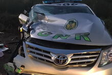 Acidente brutal a A42 em Paços de Ferreira	