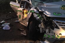 Acidente brutal a A42 em Paços de Ferreira	