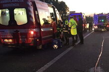 Acidente brutal a A42 em Paços de Ferreira	