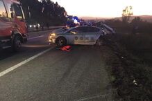 Acidente brutal a A42 em Paços de Ferreira	