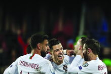 CR7 marcou o segundo golo na vitória (2-0) da seleção portuguesa 