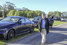 Bruno de Carvalho chega ao tribunal de Monsanto para a primeira sessão do julgamento do ataque a Alcochete