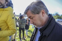 Bruno de Carvalho chega ao tribunal de Monsanto para a primeira sessão do julgamento do ataque a Alcochete