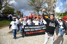 Manifestação da PSP e GNR em Lisboa