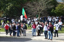 Manifestação da PSP e GNR em Lisboa