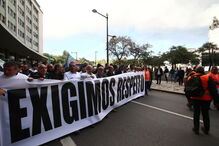 Manifestação da PSP e GNR em Lisboa