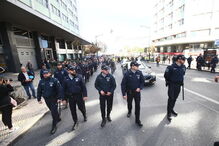 Manifestação da PSP e GNR em Lisboa