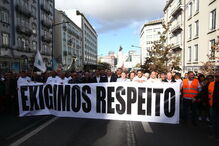 Manifestação da PSP e GNR em Lisboa