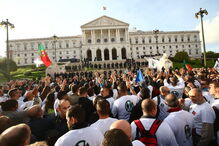 Manifestação da PSP e GNR em Lisboa