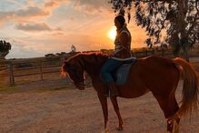 Rita Pereira desfruta no Alentejo