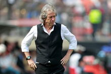 Jorge Jesus durante a final da Taça Libertadores