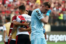 Flamengo celebra vitória da Taça dos Libertadores