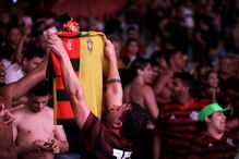 Adeptos em festa com conquista da Taça Libertadores