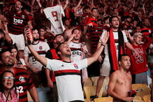 Adeptos em festa com conquista da Taça Libertadores