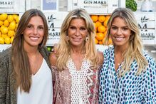 Cinha Jardim e as duas filhas: Pimpinha e Carolina, mais conhecida por Isaurinha