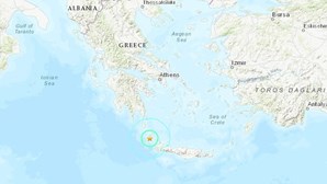 Sismo de magnitude 6,0 atinge ilha de Creta na Grécia