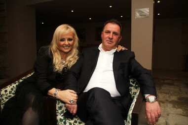 Ágata e o ex-marido Francisco Carvalho