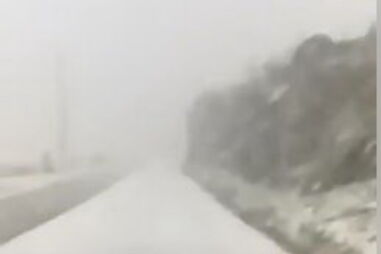 Neve na região de  montemuro