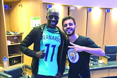 Mendy e Bernardo Silva