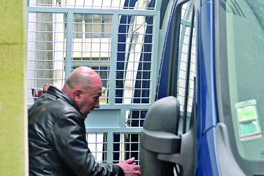 Rui Vieira após ser condenado, em Santarém 