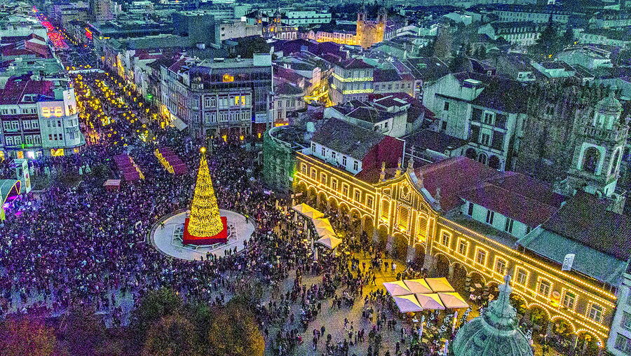 Iluminações de Natal em Braga