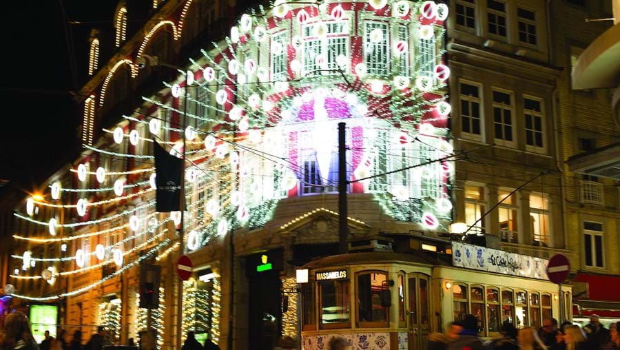 Luzes de Natal no Porto