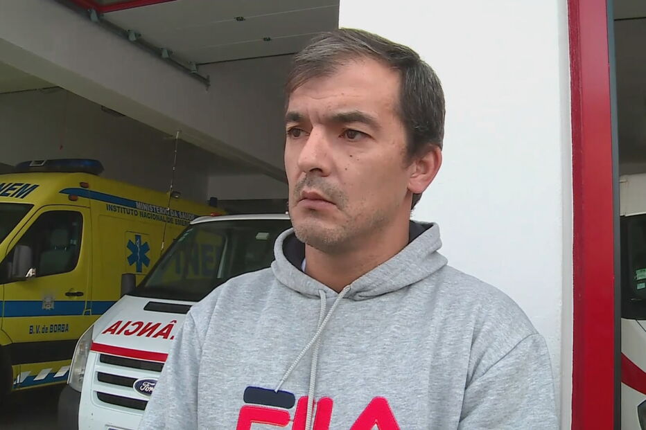 João, bombeiro agredido em Borba