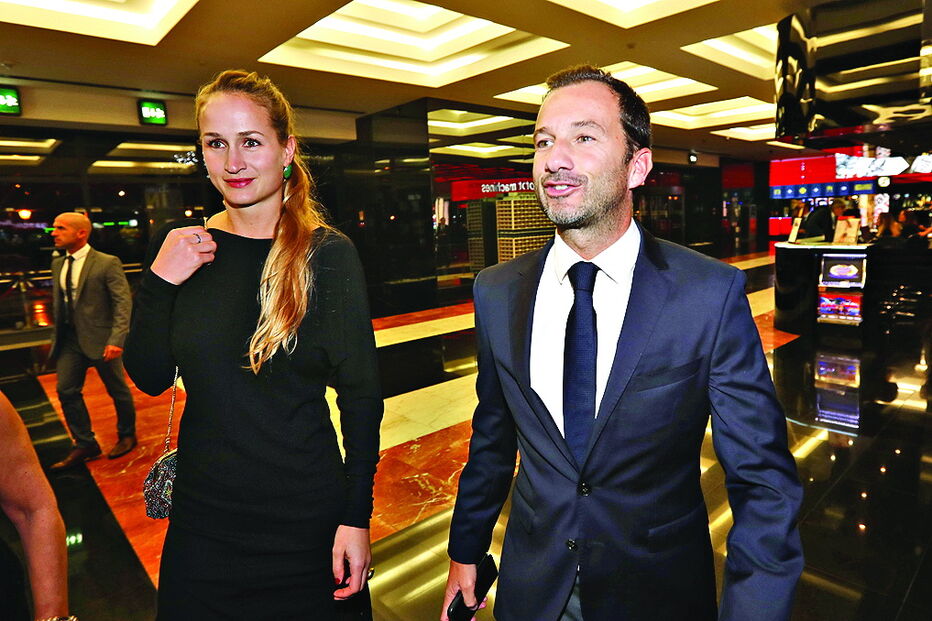 Varandas e Katarina Larsson numa rara aparição pública a dois