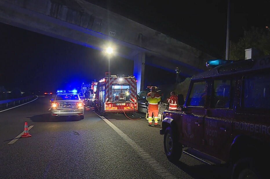 Casal morre em despiste na A4 no Marco de Canaveses
