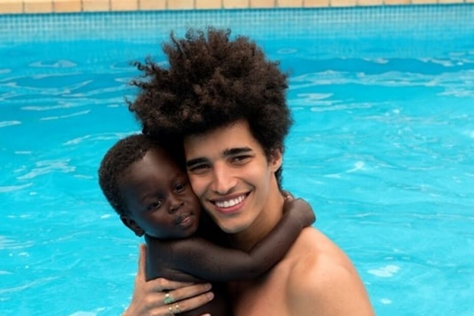 Luís Borges com Bernardo