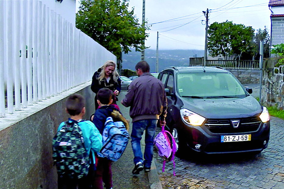 Vítor Barbosa emocionado na primeira viagem na carrinha 