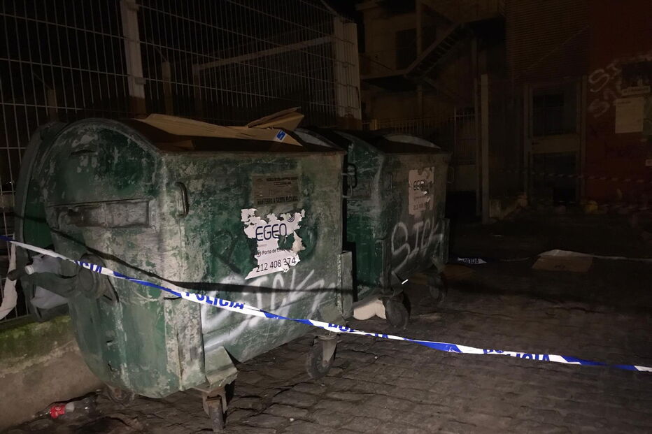 Local onde foi encontrado o recém-nascido