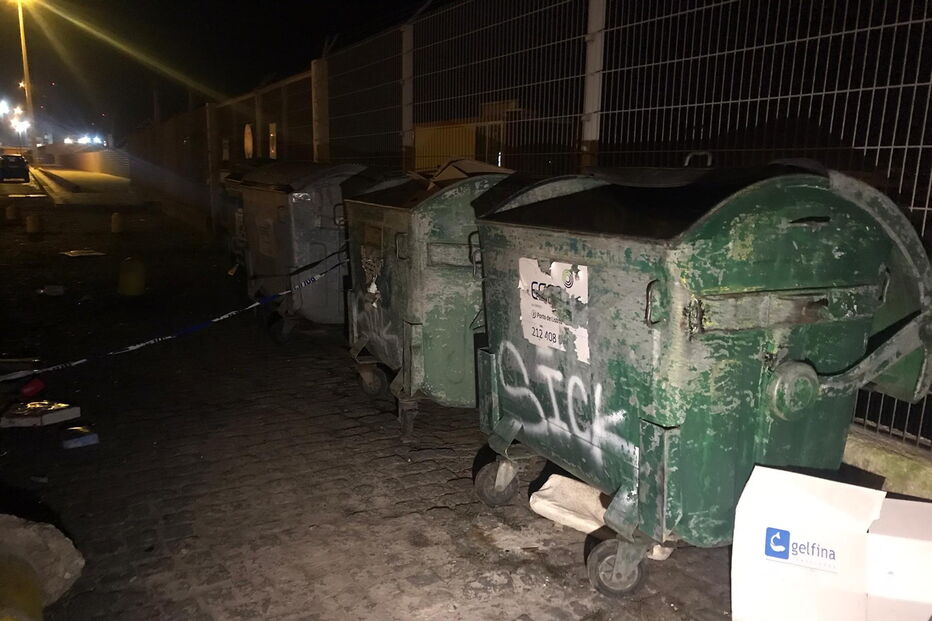 Local onde foi encontrado o recém-nascido