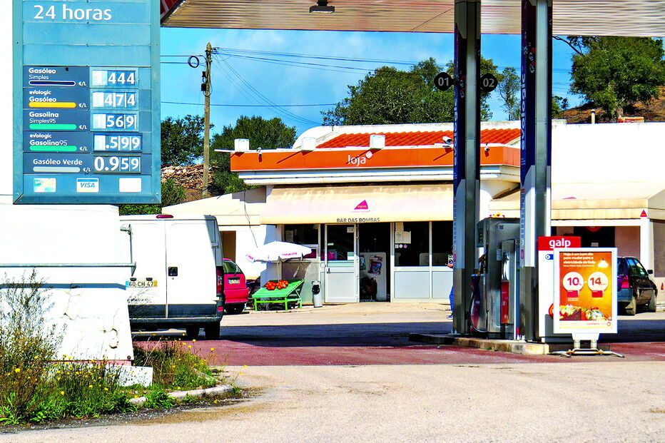 Posto da Galp, situado junto ao IC1, em S. Marcos da Serra