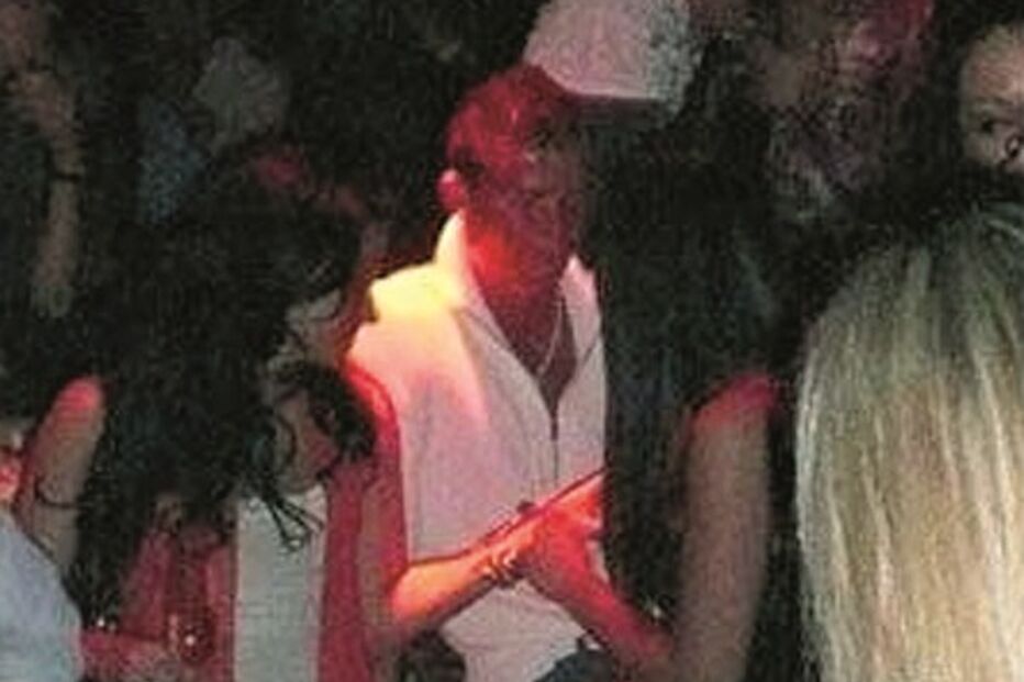 Rita Pereira na discoteca Seven, em Vilamoura, com Ronaldo em 2012